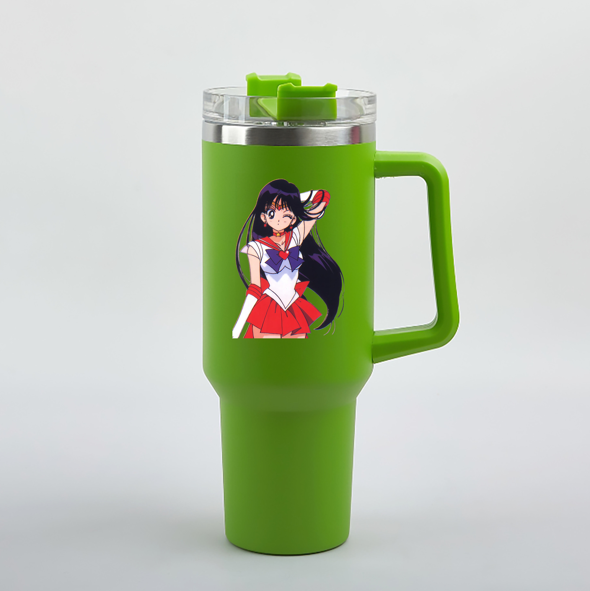 （画像用） 美少女戦士セーラームーン 火野レイ ひの レイ Sailor Moon Hino Rei （セーラーマーズ,Sailor Mars） 1200mL車用タンブラー（カラープリント）